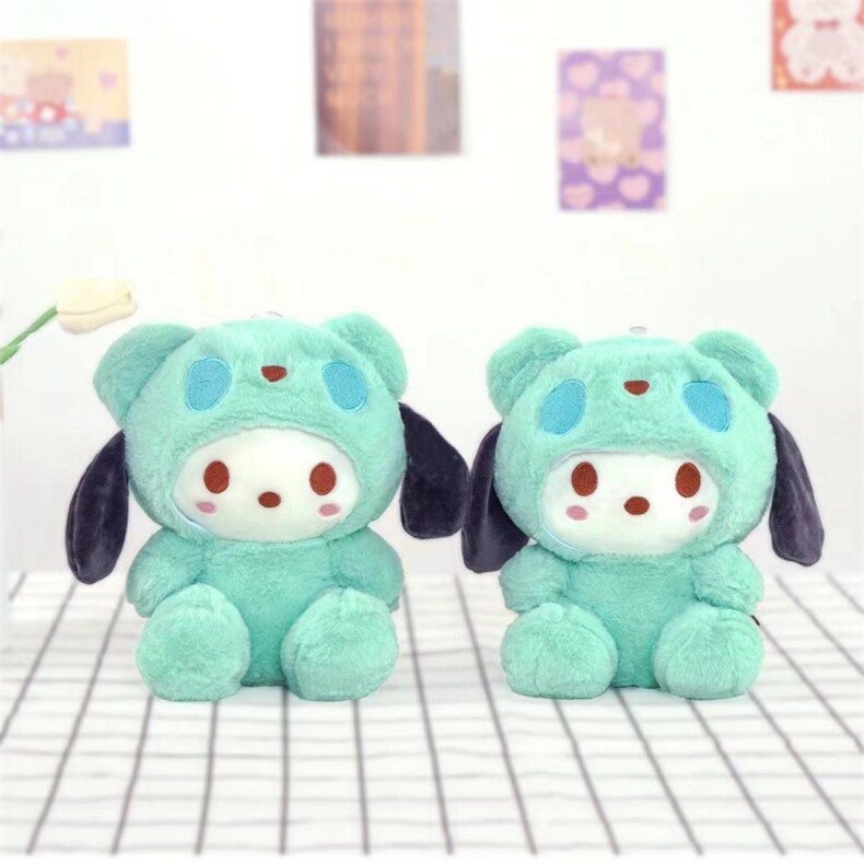 绿恰狗狗，小芊伊毛绒玩具