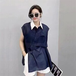 夏季短袖衬衫,女装衬衫,一点点