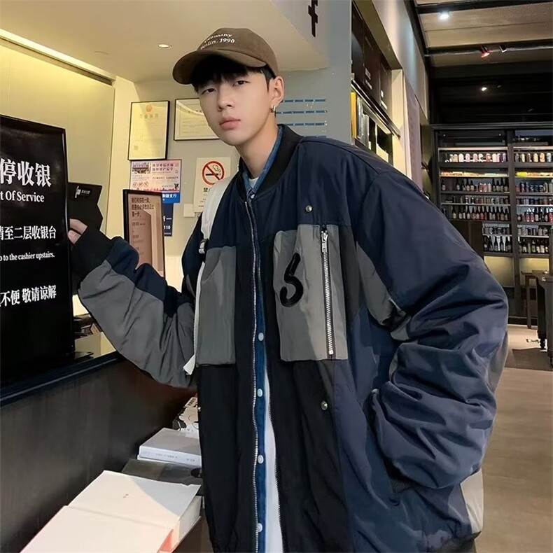 美式重磅刺绣飞行员夹克男女vibe风春季薄款宽松工装外套潮J8825,男装夹克,星座1116A-1（原606A）