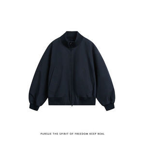 JK741-M-3XL-P45-现货-美式cleanfit短款飞行员夹克立领外套图片