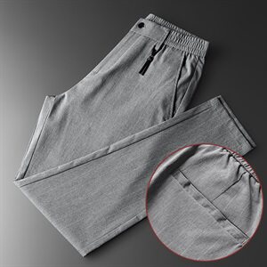 休闲裤男修身秋季薄款商务男士直筒西裤潮流百搭长裤子Z1912,男装西裤,星座509