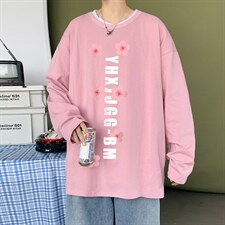 ！秋季打底衫男卫衣男潮流圆领纯棉长袖T恤男CX292-P25图片