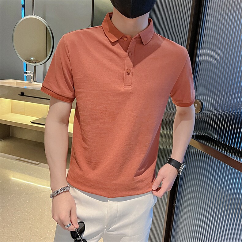 TX02-特P38男T恤夏季短袖半袖新款上衣夏装半截袖POLO衫7色可选,男装T恤,电商D327