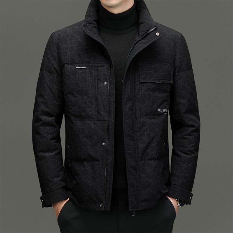 DF23325钱塘2020-2冬季厚款时尚休闲立领中年男士羽绒服P273,男装羽绒服,钱塘207-2