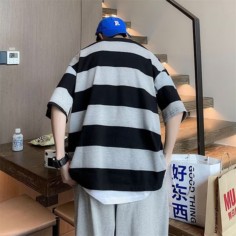 2023春夏季新款男休闲圆领短袖T恤BC041P25,男装T恤,星座1116-2