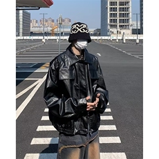 美式复古高街夹克男2024年春秋季新款潮牌宽松棒球服外套，男装夹克，星座716-4