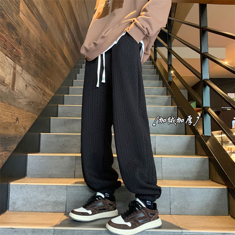 XZ616冬季新款加绒加厚新提花面料休闲裤TY451P65控78,男装休闲裤,星座512A（原616）