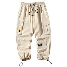2021春秋新款工装裤九分裤宽松束脚裤潮牌男士小脚休闲裤DS828T，男装休闲裤，电商A102