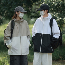 防晒指数UPF50+合格情侣防晒外套防晒衣HD045-7705-P45控76，男装防晒衣，星座914-4