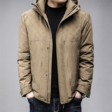 B8027白鸭绒90绒精品商务时尚休闲简约冬季厚款中年男士羽绒服，男装羽绒服，钱塘207-3