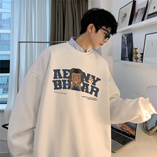 直播360克重磅美式潮牌印花卫衣Y121特P28同步供应华棉品质，男装卫衣，电商A486