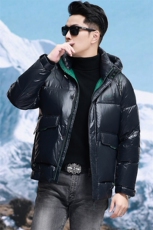 高品质脱卸帽短款90白鸭绒羽绒服外套中年男装加厚羽绒服夹克，男装夹克，钱塘723