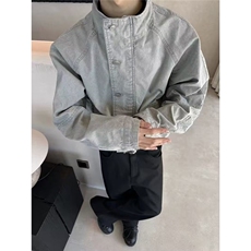 888-P80慵懒气质潮流ins时尚夹克日系文艺原宿简约新款流行百搭，男装夹克，电商B323A