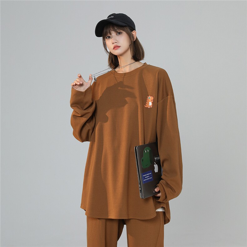 2025秋季恐龙小标男士套装班服TZ71/P78控108(上衣P58裤子P58）,男装休闲套装,电商A148-1