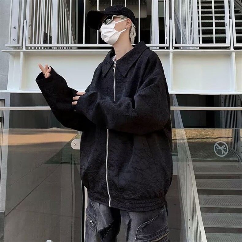 秋季青春流行男夹克文艺潮外套FW24P65,男装夹克,星座1116-2