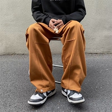 男秋季新款斜纹布料大口袋港风休闲裤E47P40，男装休闲裤，星座1116-2