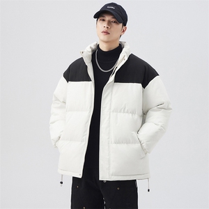 现货抖音得物品质 拼接撞色三防加厚棉衣外套冬季立领棉服MY88888图片