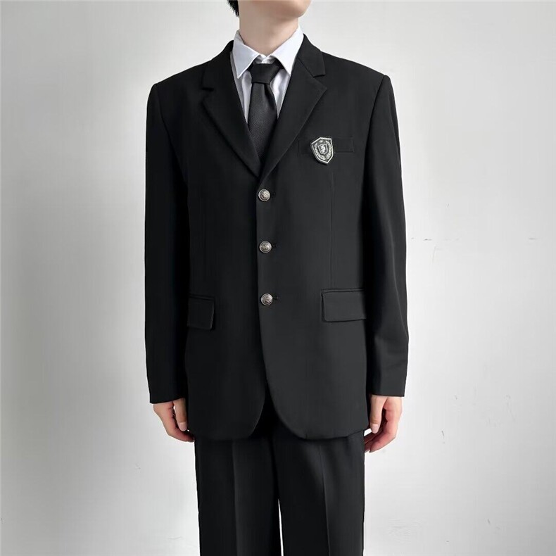 【现货】DXZ32-P60dk制服西装男痞帅学生班服演出服春秋徽章西服,男装西服,星座603-2