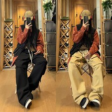 秋季新款工装机能休闲裤女模XZ604-KG41-P65控78，男装工装外套，星座604