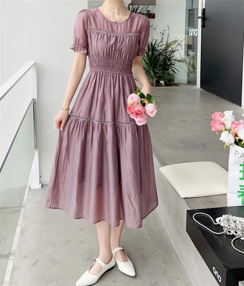 2023夏款连衣裙，女装连衣裙，韩伊雪