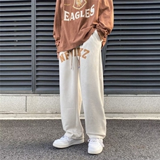 男秋季新款港风休闲裤麂皮绒280克发泡K9505P35，男装休闲裤，星座1116-2