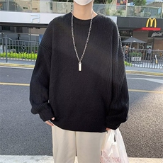 慵懒风毛衣男春秋款秋冬打底针织衫宽松毛线衣百搭外套男M09，男装针织衫/毛衣，星座1116A-1（原606A）