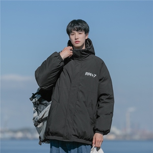 B225-W8430-X148-P118-60%棉-40%聚酯纤维-纯色连帽加厚棉服-现货图片