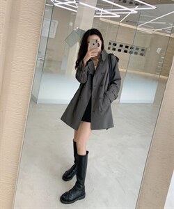 香丽迪秋装新款风衣图片