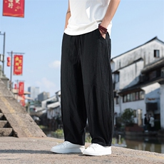 80%苎麻高品质风夏季新款弯刀休闲裤子长裤男女K558-P90控128，男装休闲裤，星座313B-4（原星座309A-1）