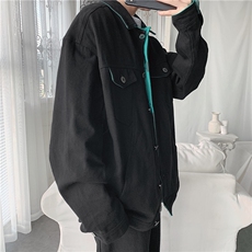 JK959/P75秋装撞色男士工装夹克日系男青少年大码宽松外套男，男装夹克，电商A141