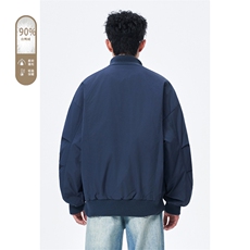 广检90%白鸭绒冬季无影墙羽绒服充绒量75gM-5XHY25593-特P109，男装羽绒服，电商A022
