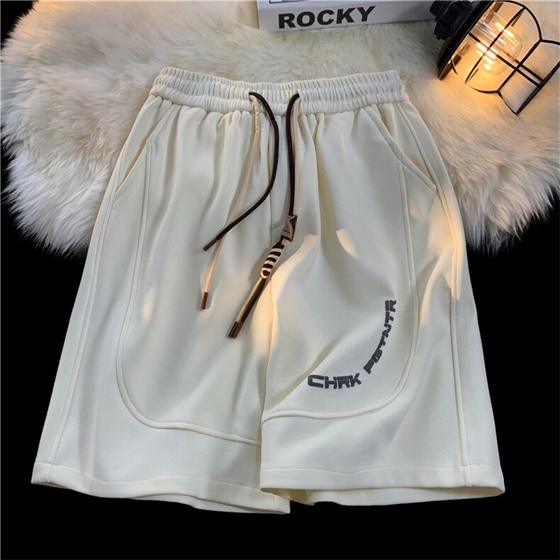 A334-KZ01-30潮牌简约百搭大码宽松休闲运动五分裤控45，男装工装裤，电商B339(原A334）