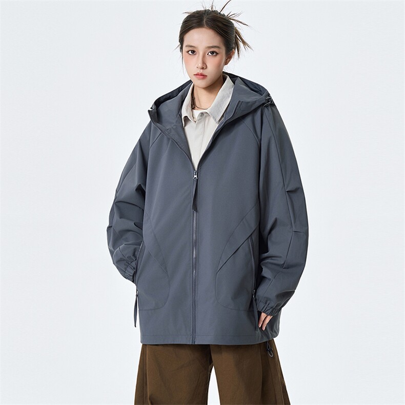 秋季新款现货连帽夹克男冲锋衣上衣外套DSA157B-JK7986-特P66,男装夹克,电商A157B