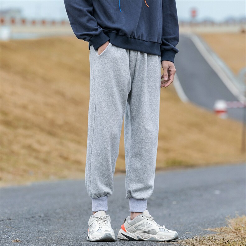 裤子男2021春夏新款束脚休闲裤运动九分裤DT,男装休闲裤,电商A102