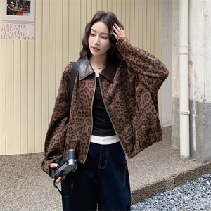 【新品有货】 美式复古豹纹外套2C213-908-P160-K238图片