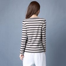 时尚潮流T恤舒适长袖2021年春季休闲个性优雅修身，女装T恤，鑫鑫格