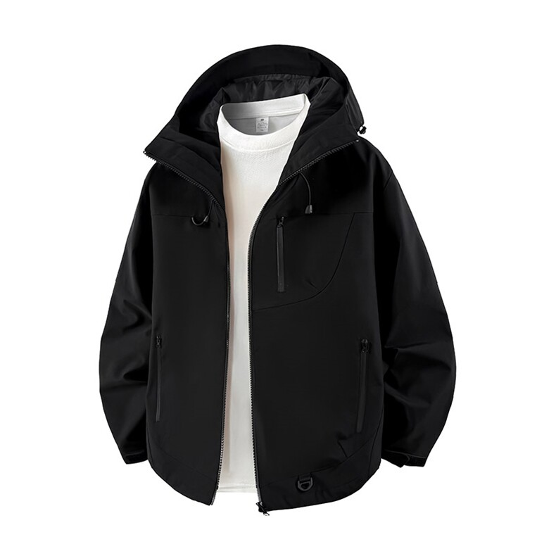 新款男女高品质户外登山服青少年学生冲锋衣夹克外套HS6633-P80,男装夹克,星座1206（原A206）