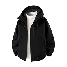 新款男女高品质户外登山服青少年学生冲锋衣夹克外套HS6633-P80，男装夹克，星座1206（原A206）