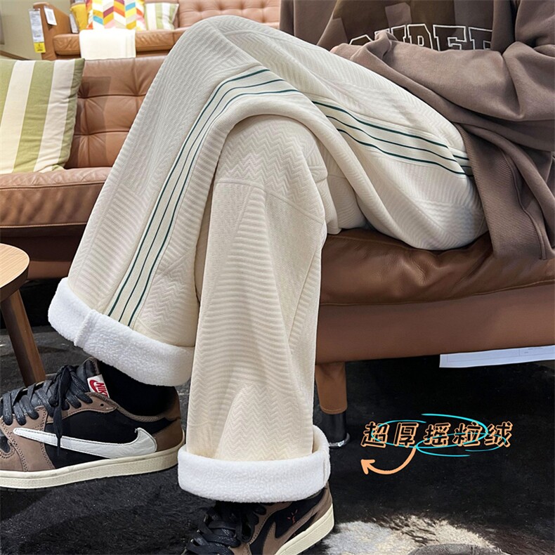 XZ616冬季新款加绒加厚提花提花面料休闲裤TY426P65控78,男装休闲裤,星座512A（原616）
