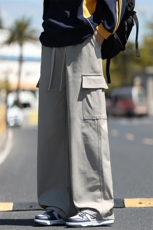 2025秋冬新款休闲男裤厚款直筒宽松松紧腰橡筋工装裤子3361-特P42，男装工装外套，星座1006-1