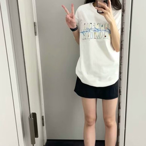 万针全刺绣工艺抖音得物高品质260克重磅纯棉双纱美式高街短袖T恤图片