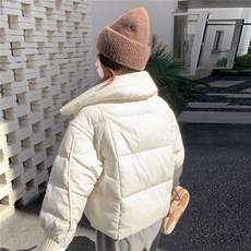 衣秀之家2319款短款大翻领加厚时尚羽绒服冬季保暖外套女，女装羽绒服，衣秀之家