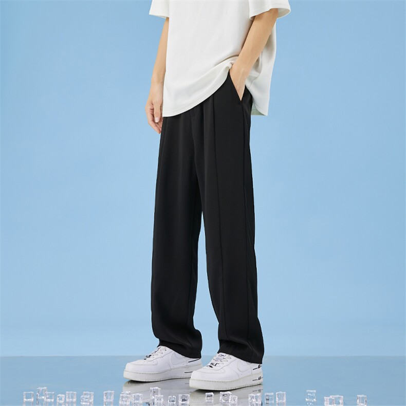 直筒宽松显瘦垂感西裤百搭阔腿休闲裤CK228P50,男装西裤,电商D325