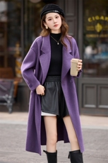 现货手工缝制冬季保暖新款时尚气质通列舒适街头大西装双面呢大衣，女装双面呢大衣，丽美静依