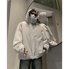 冬装新款美式大码情侣装棉服小众短宽棉衣学生外套男MY7877-P118，男装棉衣，电商C213(原B265)