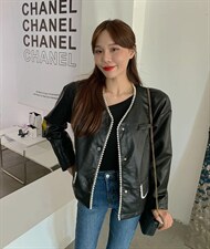 皮衣外套，女装皮衣，尹魅女王＆美拉