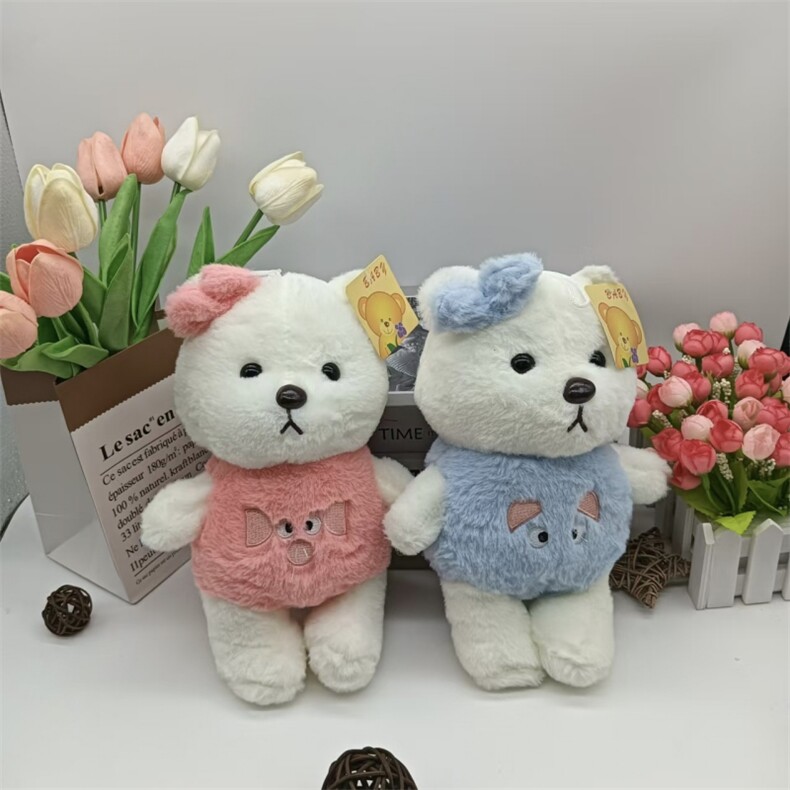蝴蝶节熊，硕然毛绒玩具