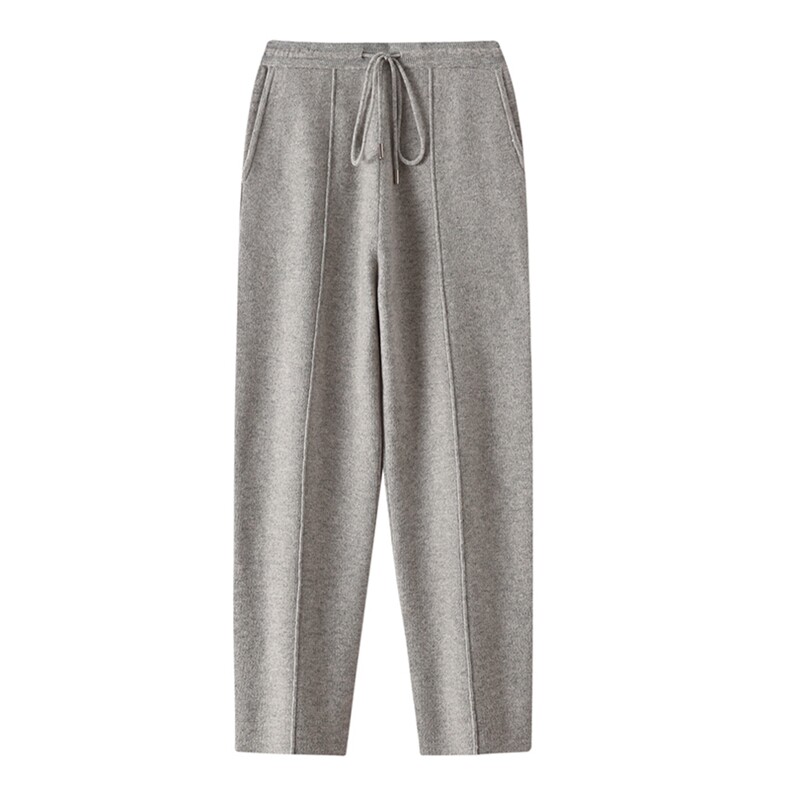 新款纯色直筒裤加厚保暖休闲风，男装休闲裤，优麦羊绒（原洪叶羊绒）