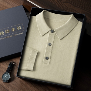 新款纯色针织Polo领时尚百搭图片