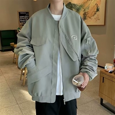 美式街头设计感棒球服外套男女春秋季潮X123P63，男装夹克，星座1116-2